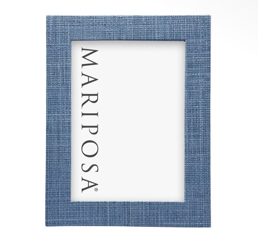 Heath Blue Grasscloth Frame