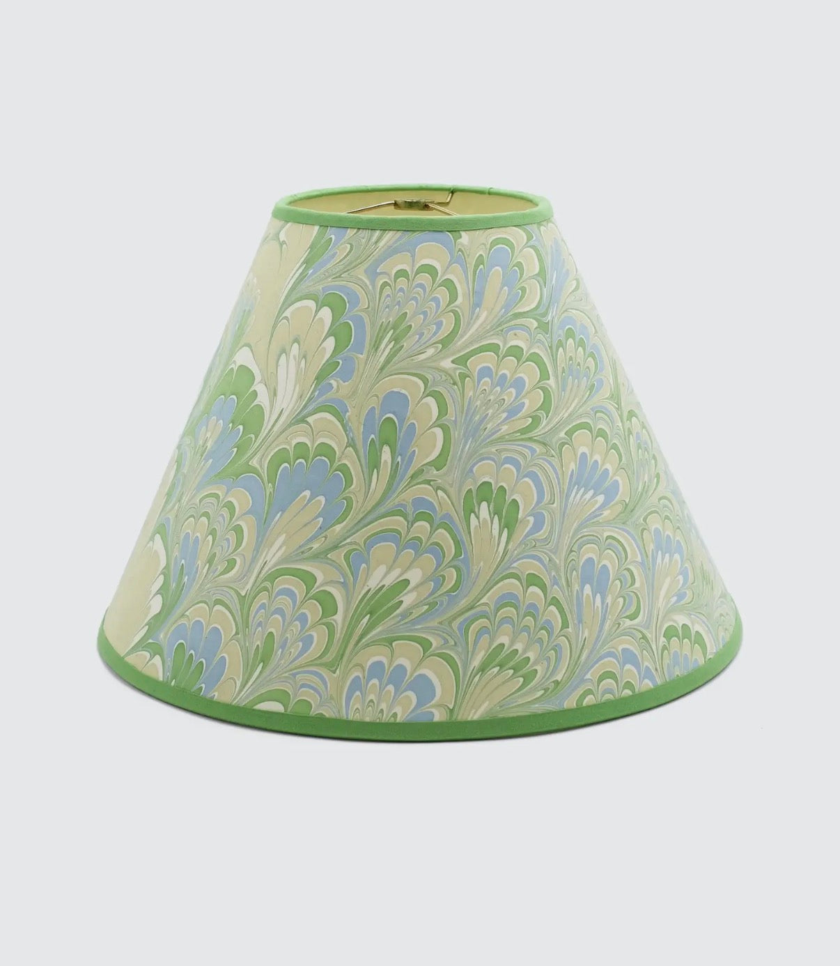 16" Empire Lampshade — Hand-Marbled