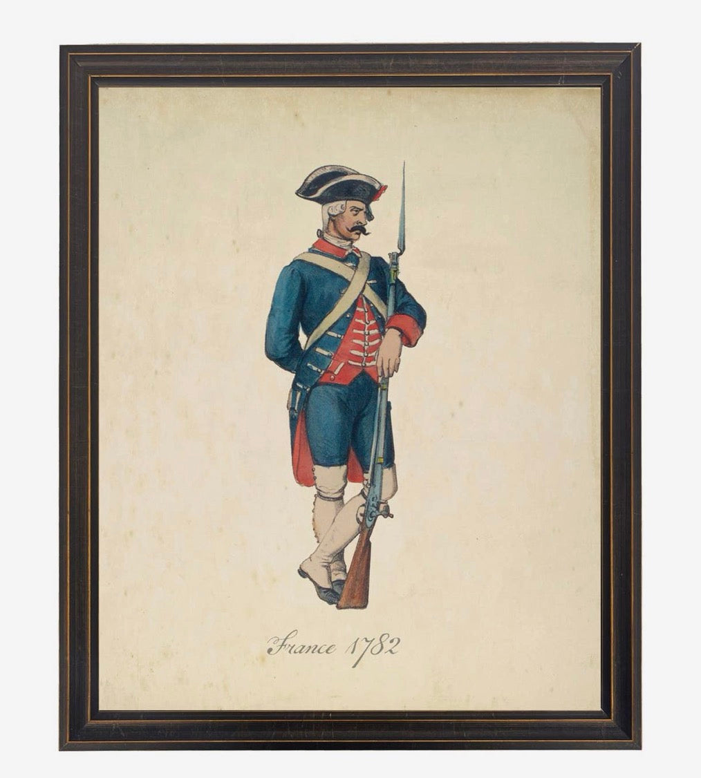 Vintage Illustration of Soldier