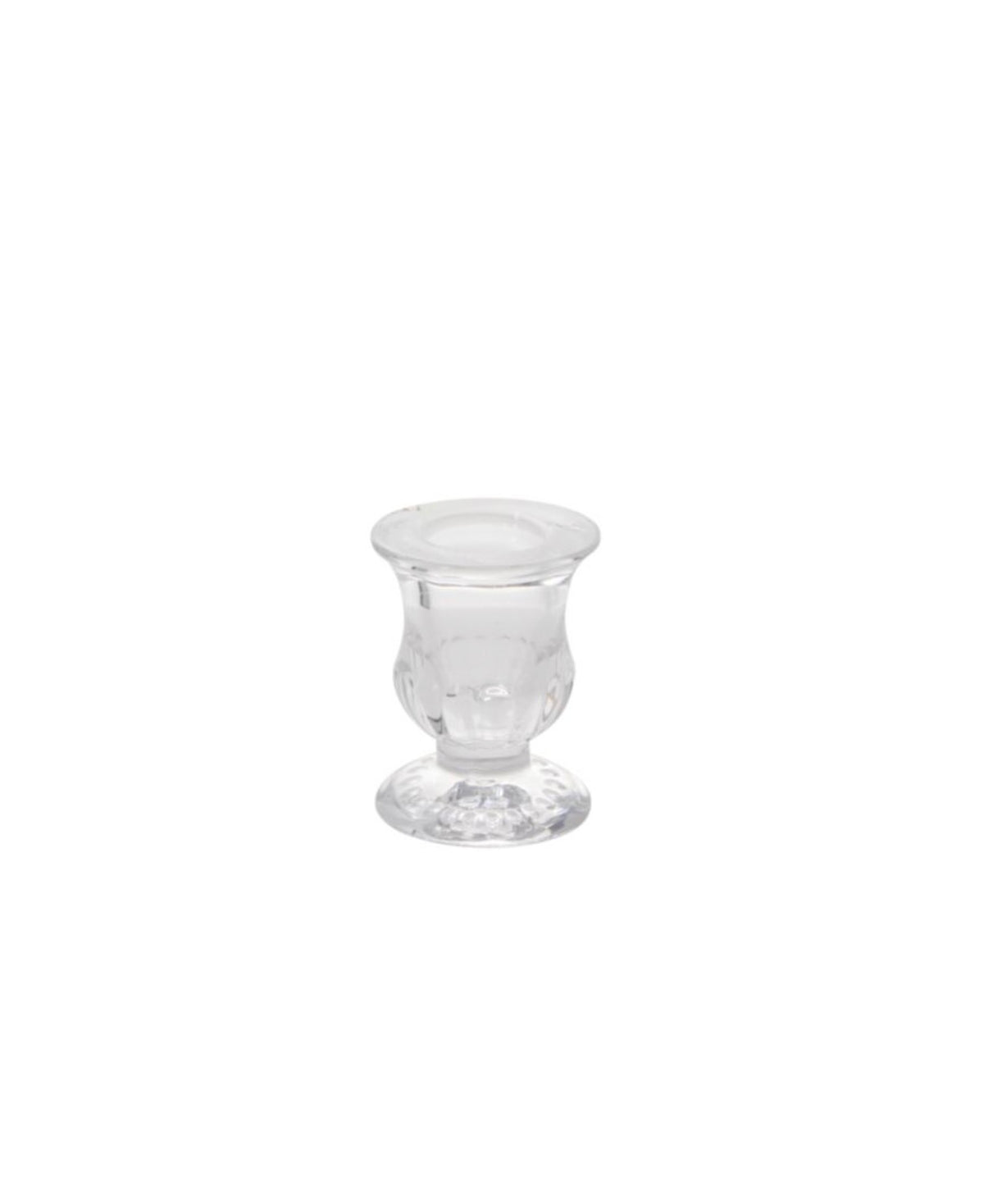 Glass Candleholder with Glass Sleeve