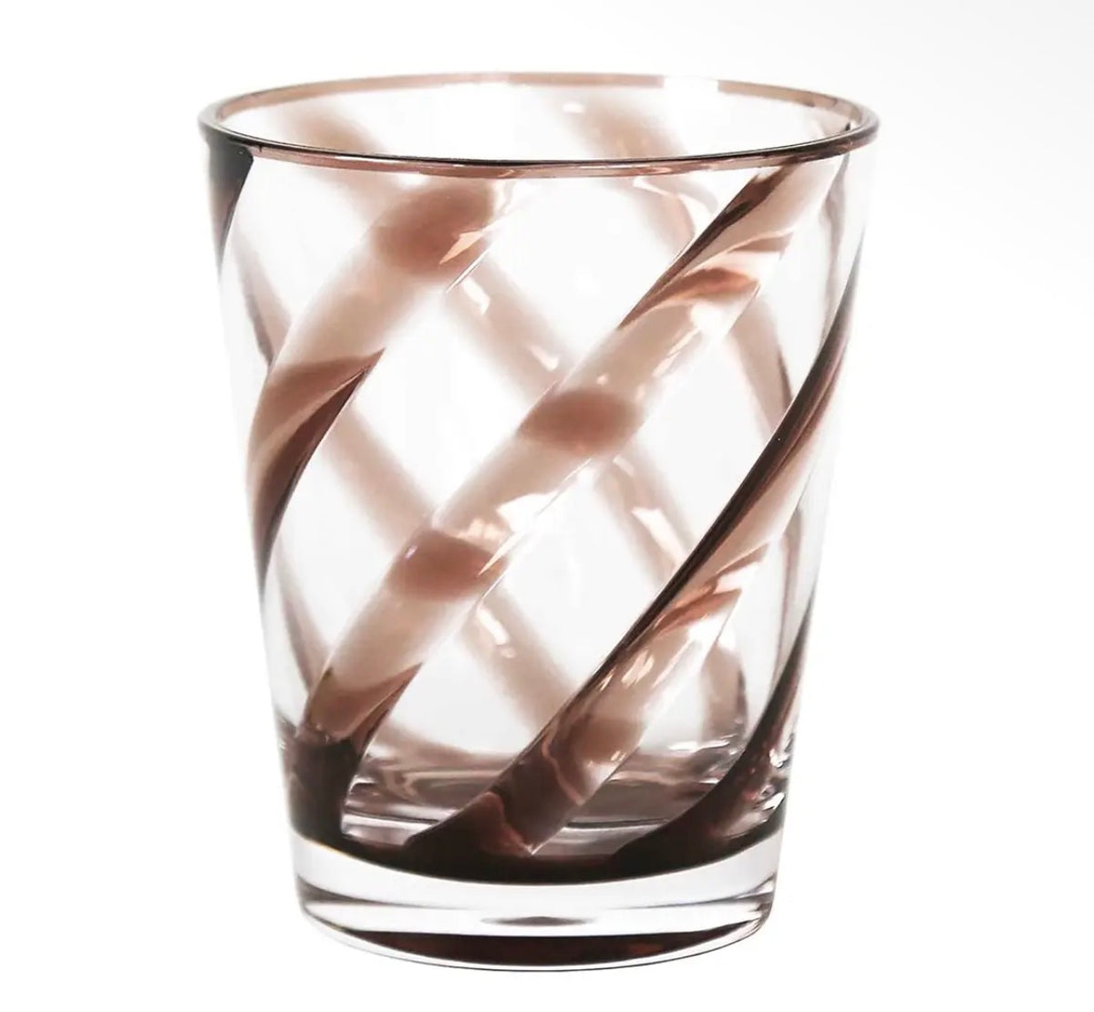 Spiral Colored Glasses- Set of 4