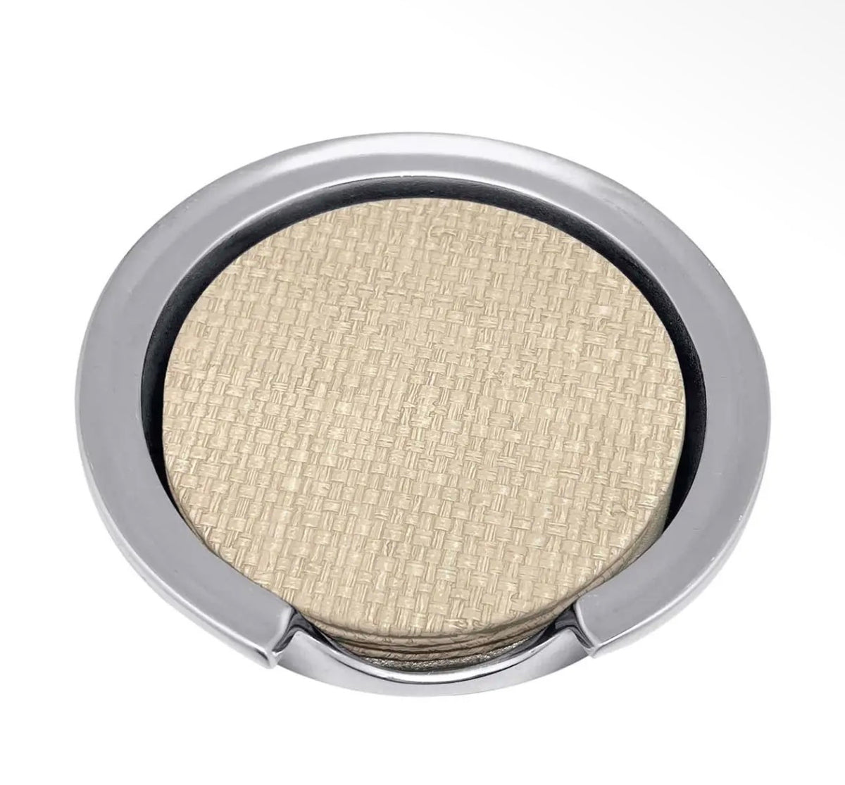 Silver Coaster Set