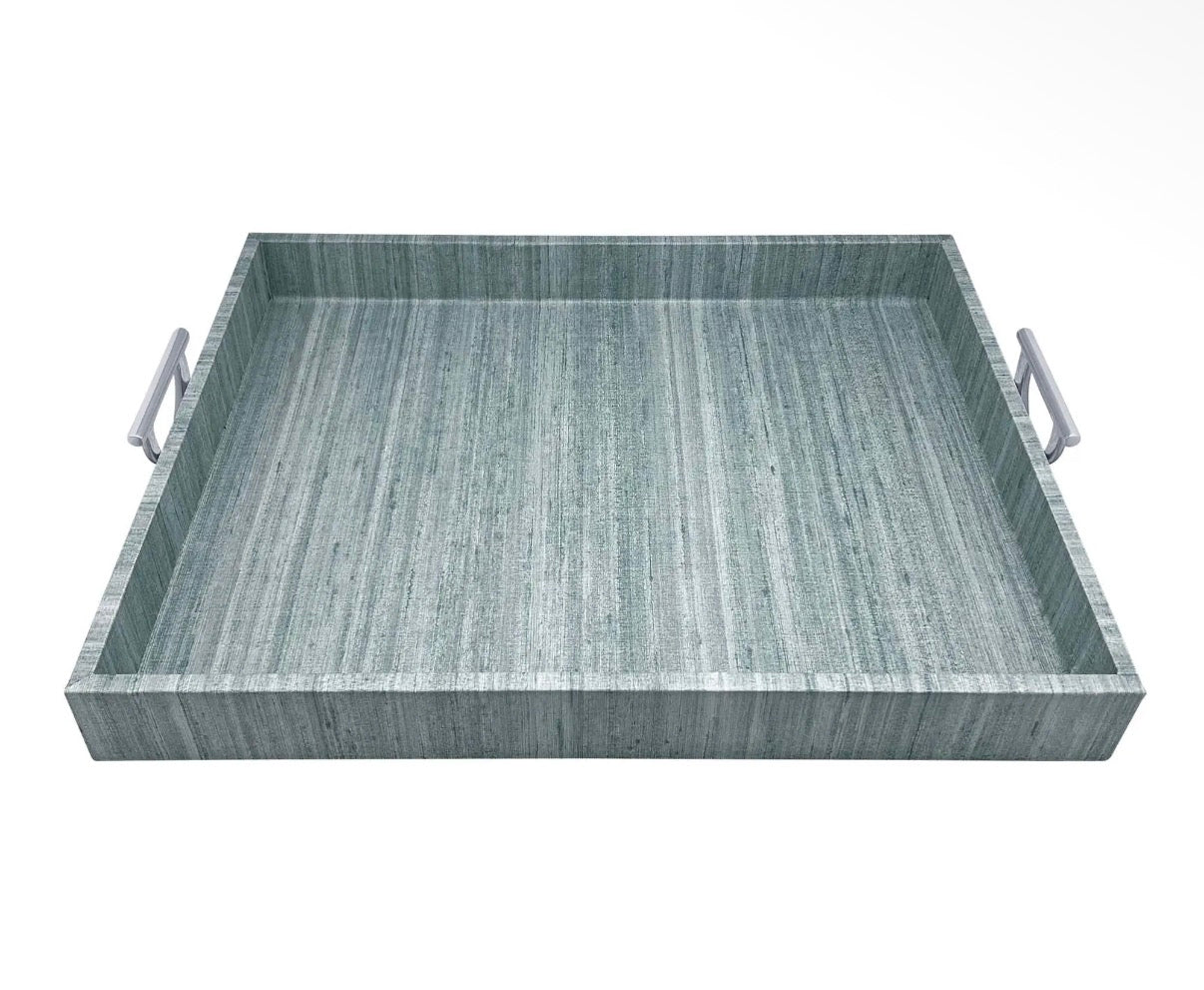 Capri Grasscloth Tray