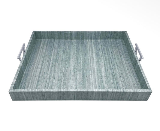Capri Grasscloth Tray