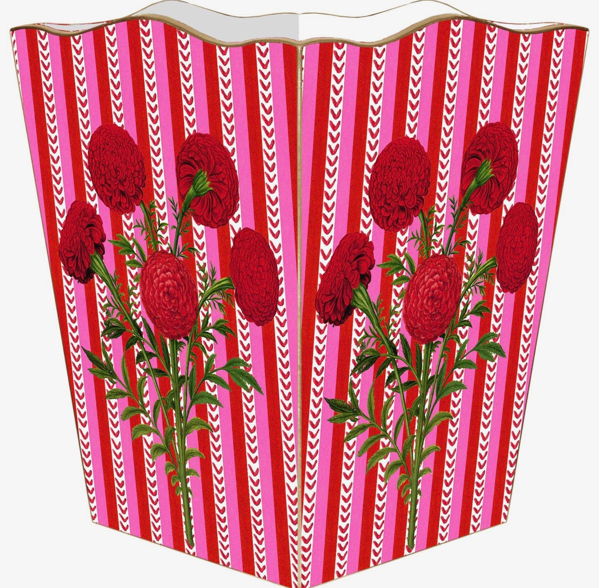 Scalloped Wastepaper Basket