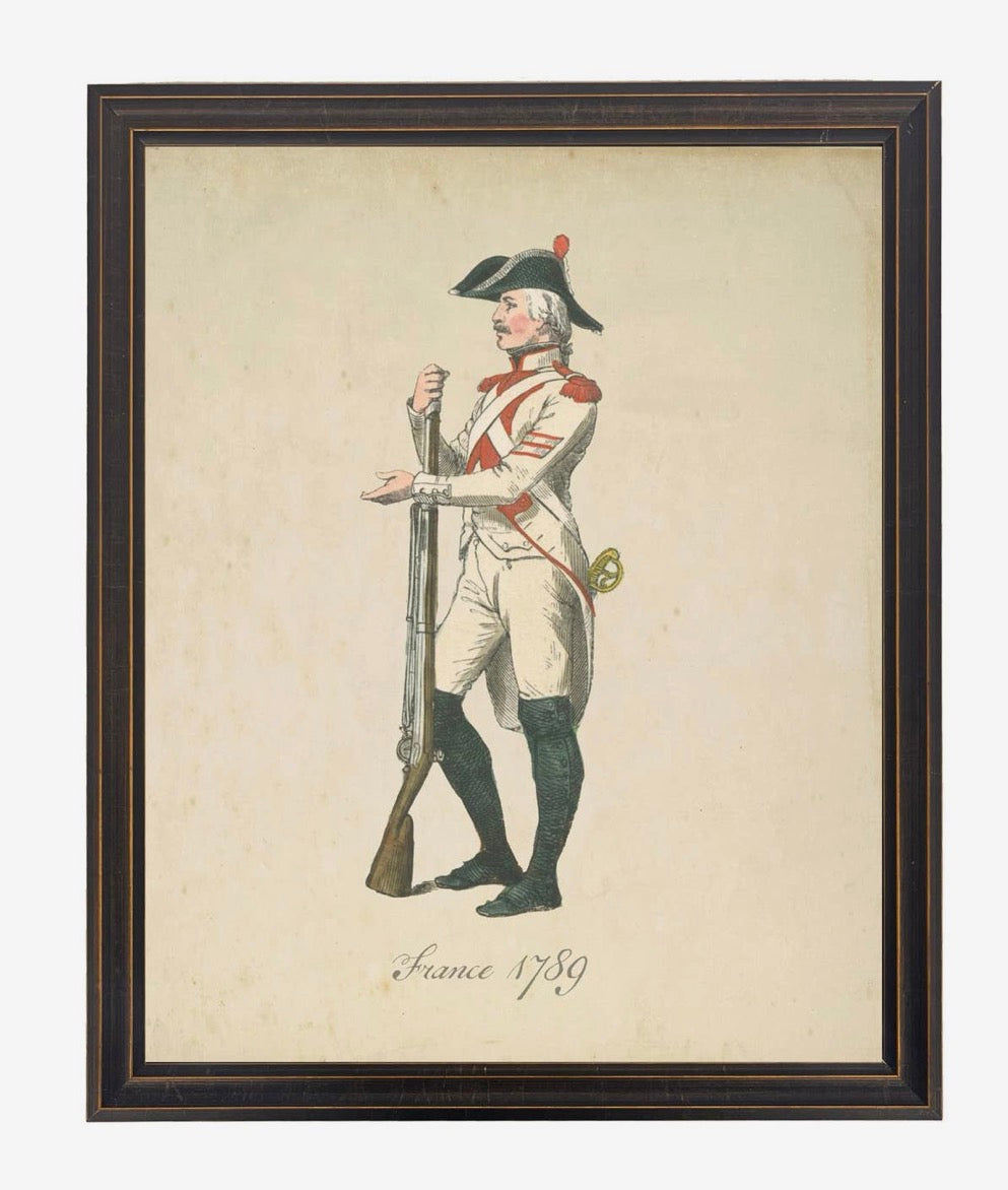 Vintage Illustration of Soldier