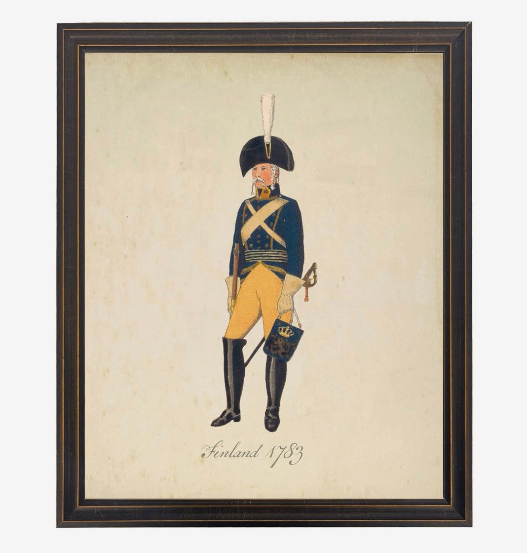 Vintage Illustration of Soldier