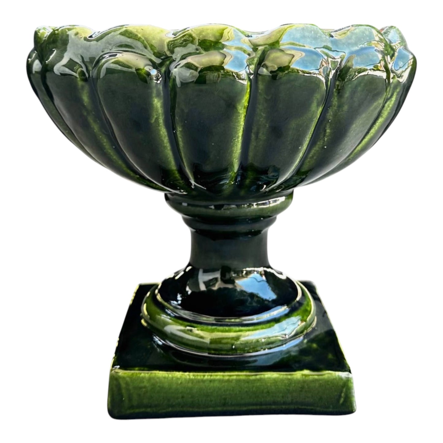 Provence Green Scallop Bowl