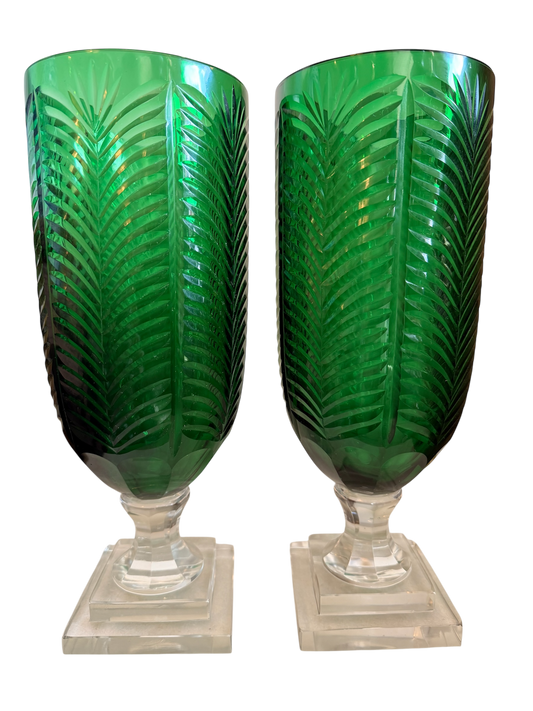 Pair of Green Leaf Hurricanes