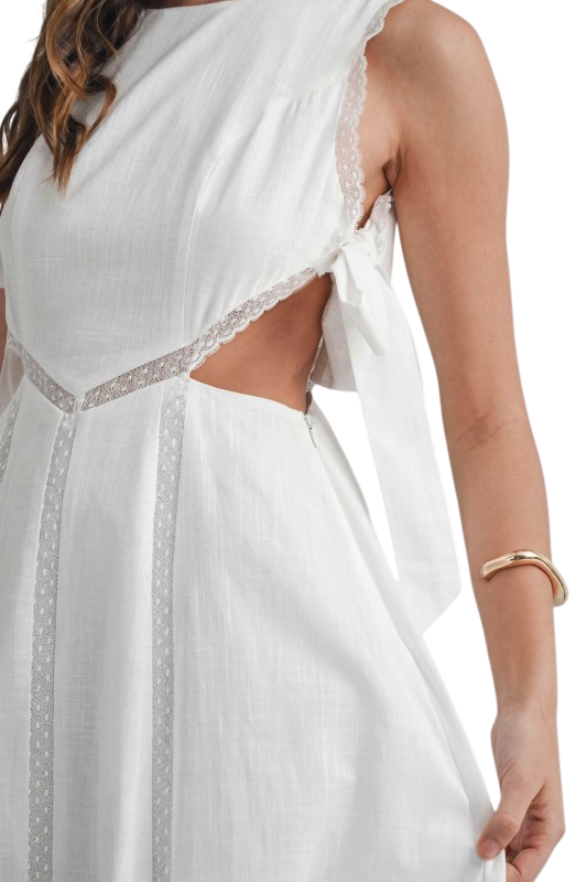Bow Tie Midi Dress
