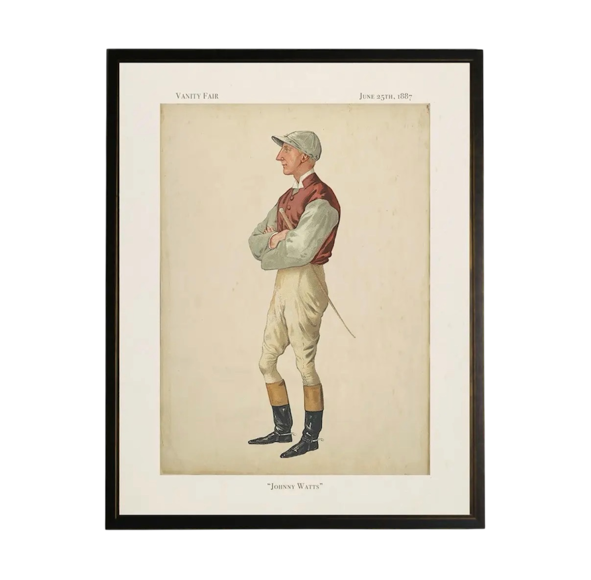 Vintage Vanity Fair Jockey Print
