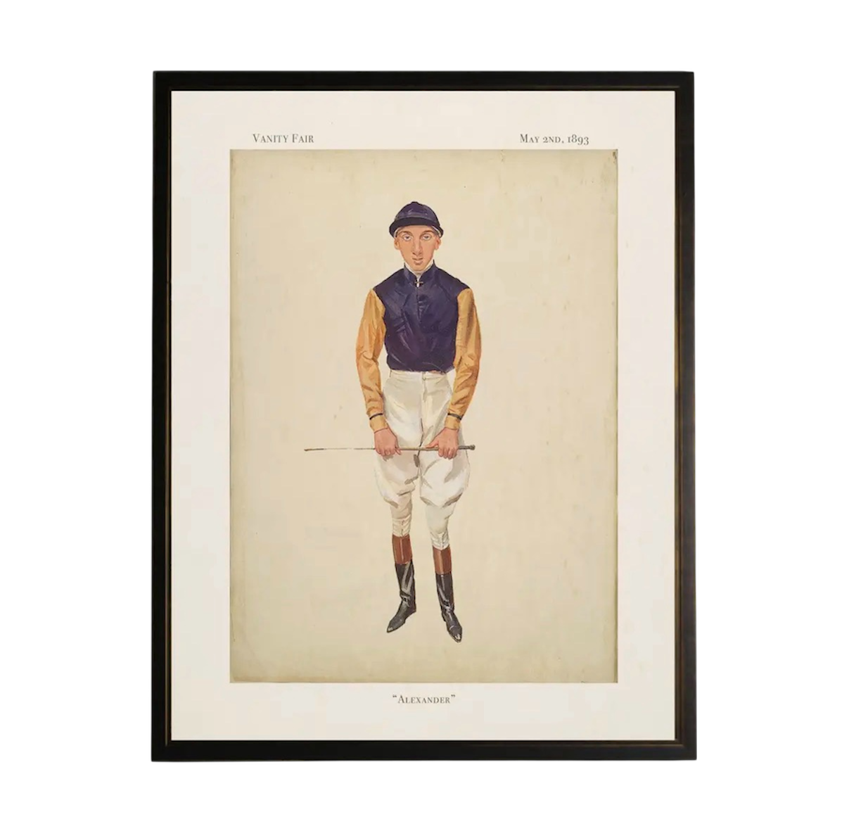 Vintage Vanity Fair Jockey Print