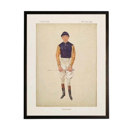 Vintage Vanity Fair Jockey Print