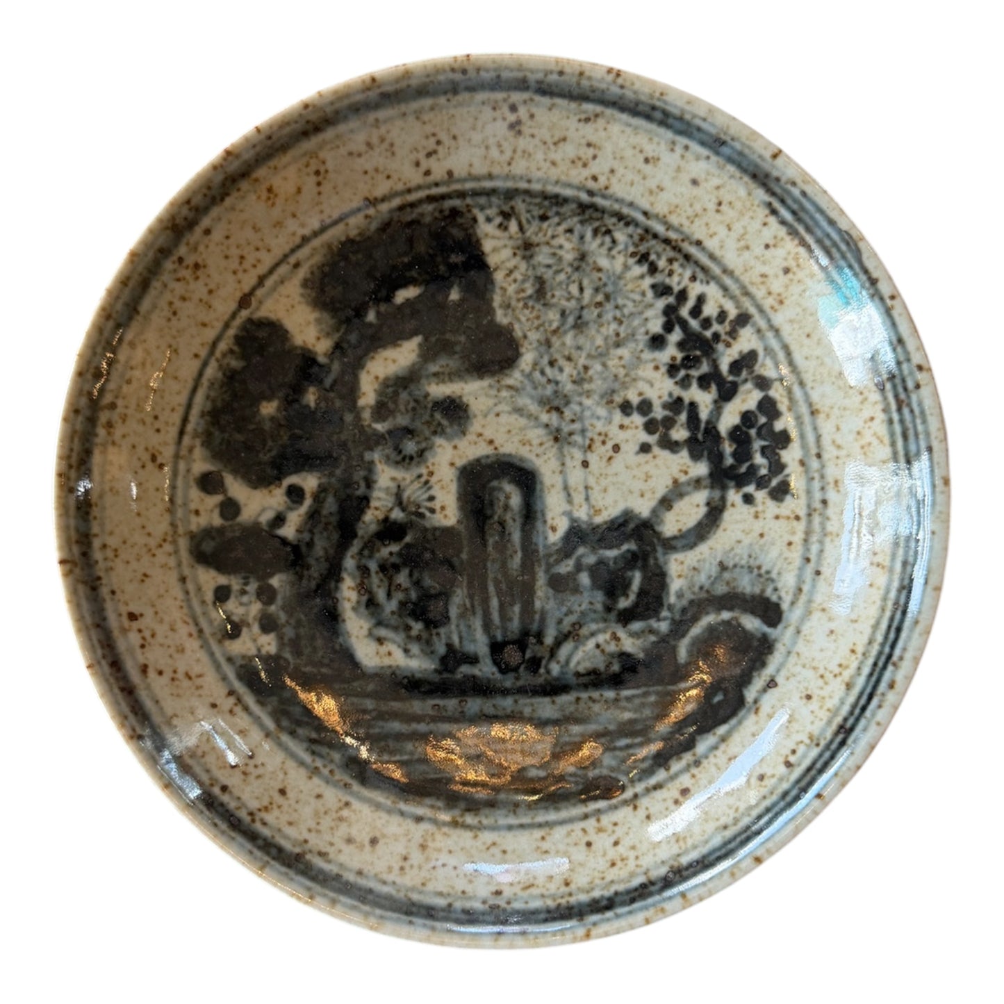 Small Blue & White Dish