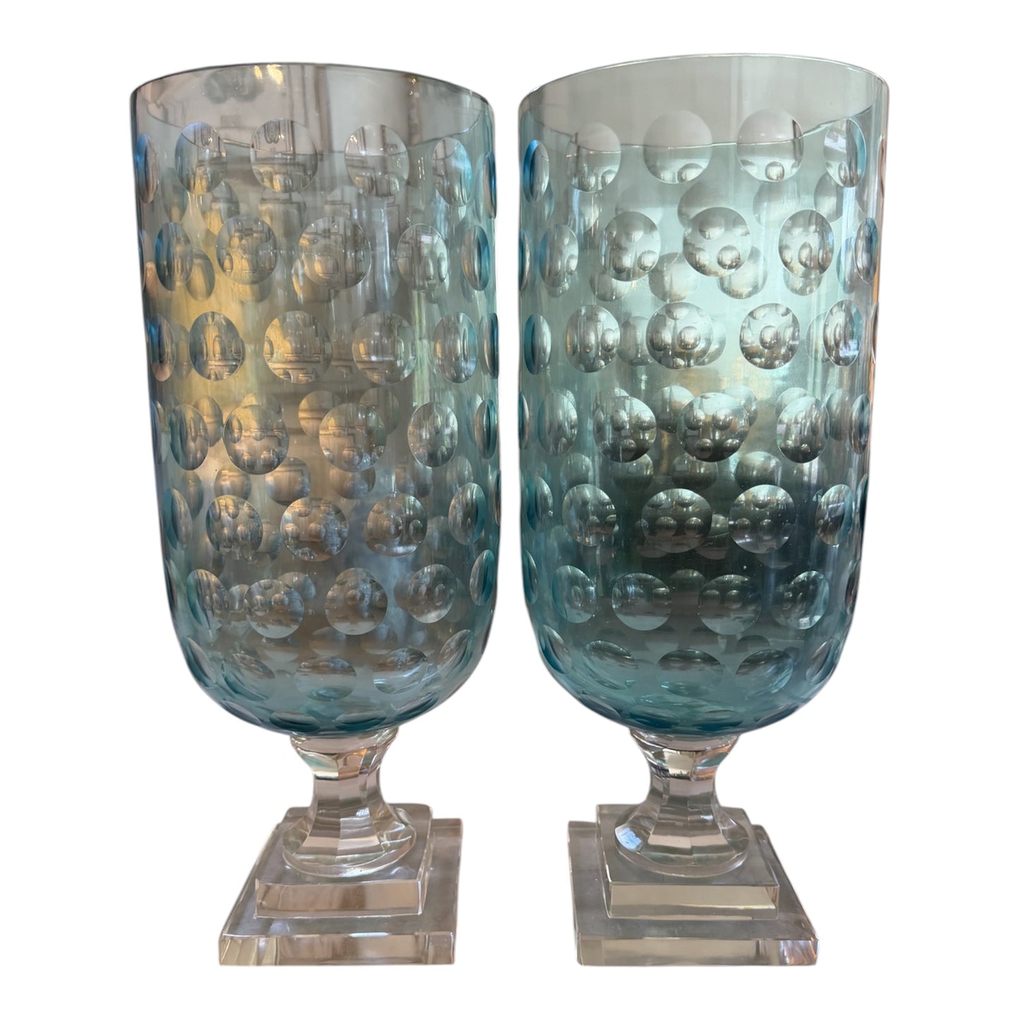 Pair of Blue Dot Hurricanes