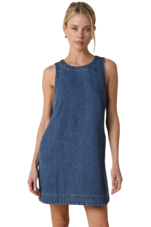 Denim Shift Dress