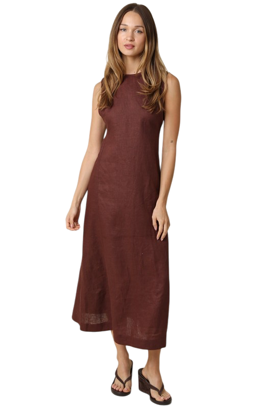 Open- Back Maxi Dress