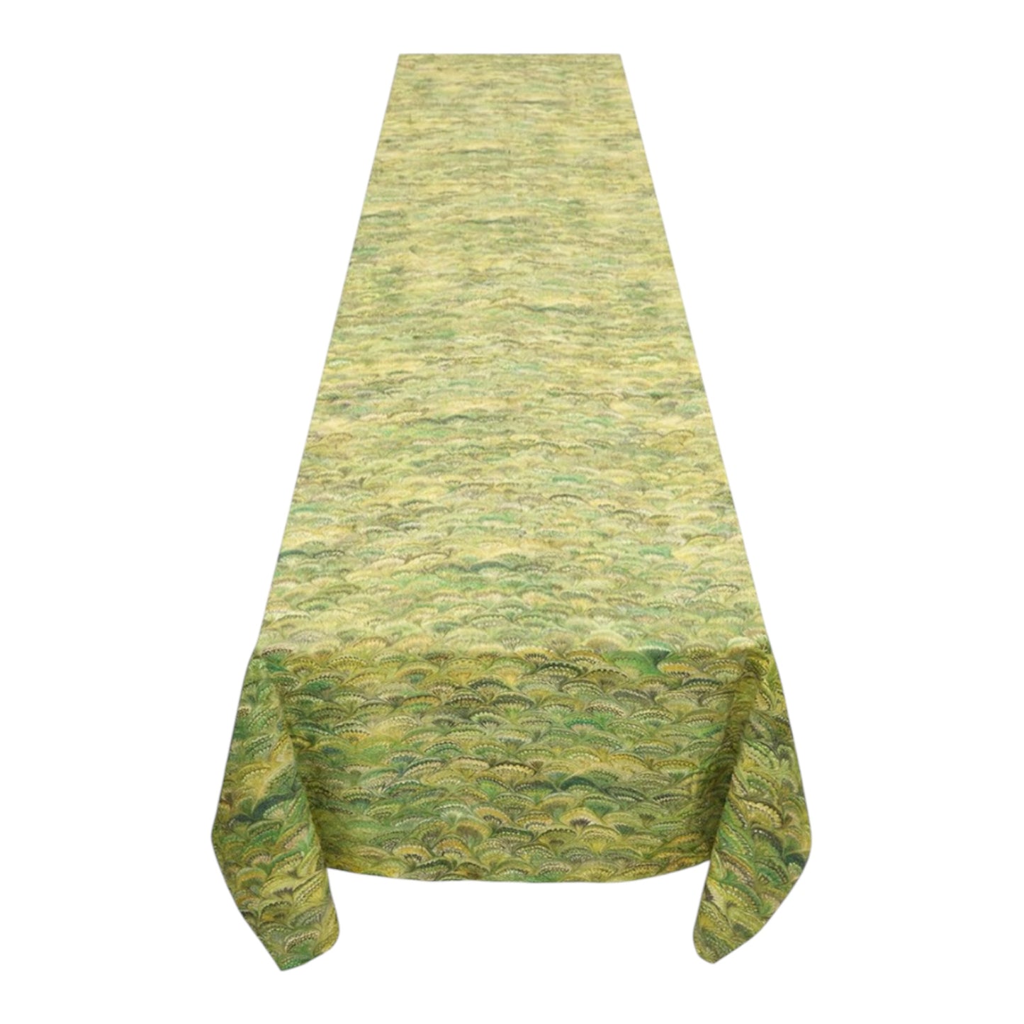 Marble Fan Linen Tablecloth- Two Colors!