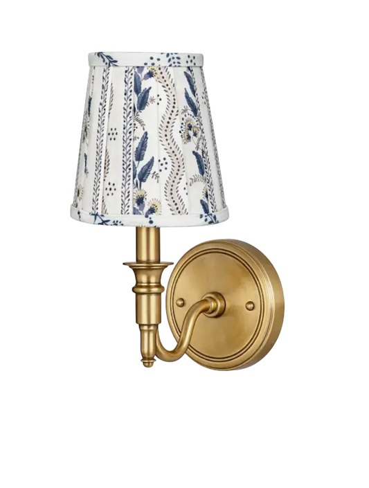 Blue Trellis Sconce Shade