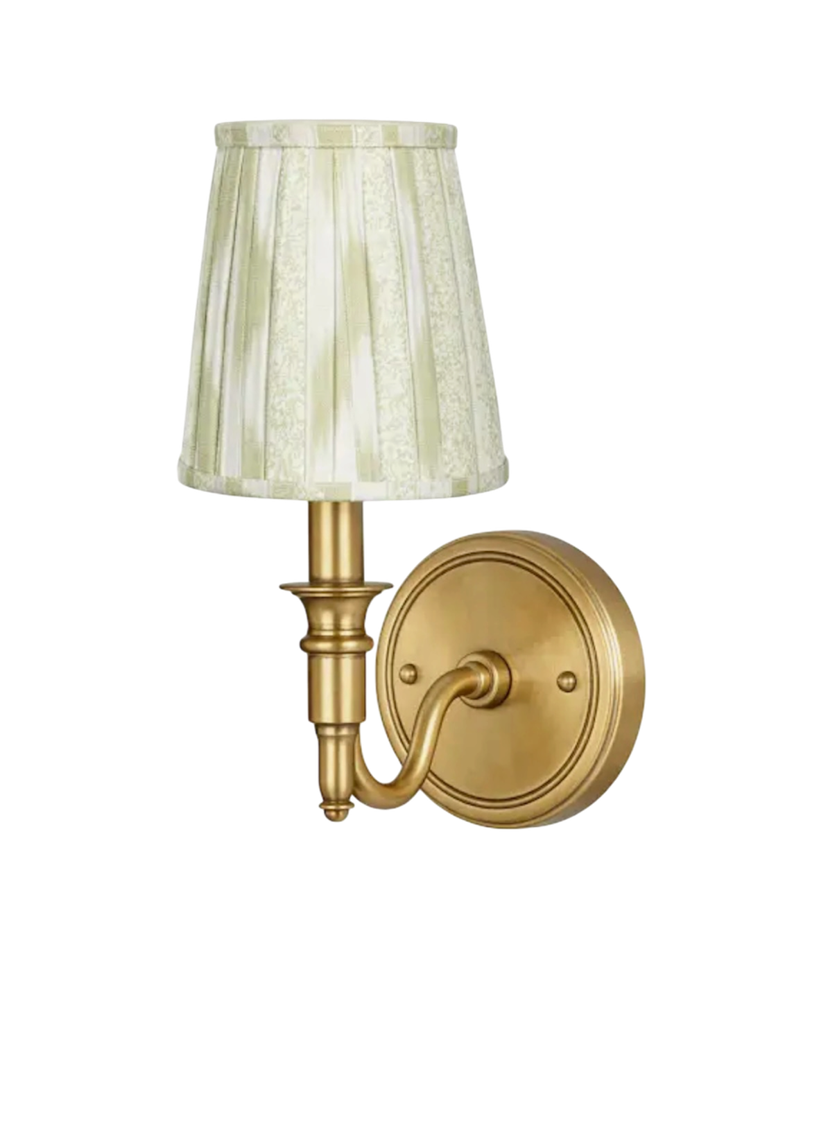 Green Ikat Sconce Shade