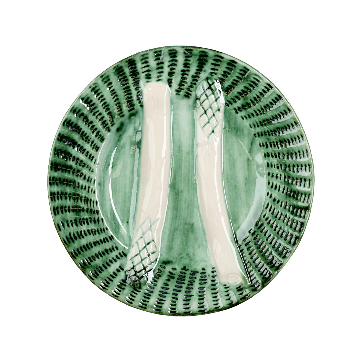 Pair of Asparagus Plates