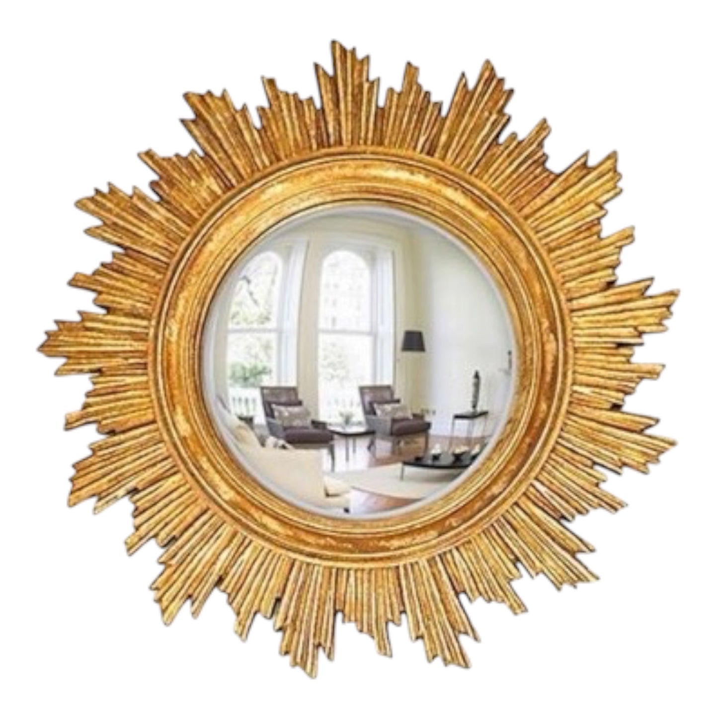 Golden Wall Scone Mirrors