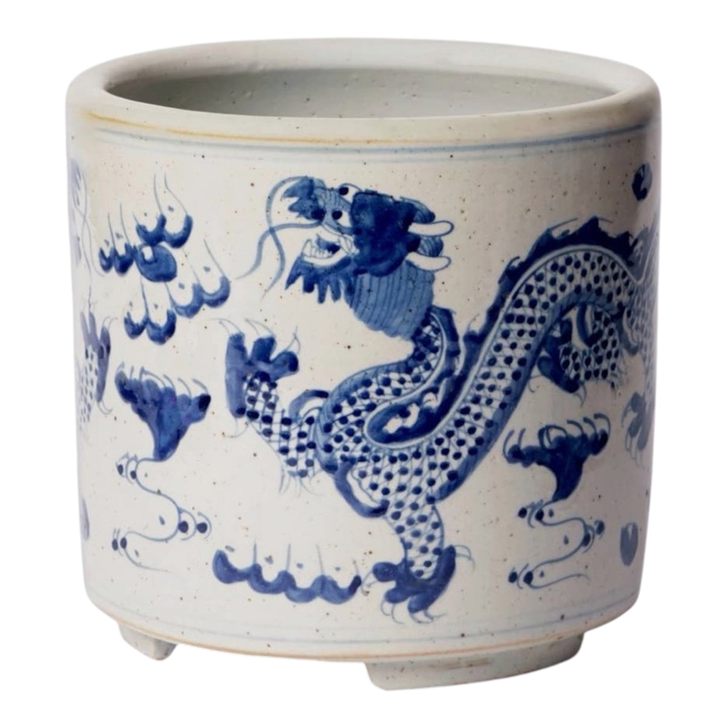 Blue & White Dragon Cachepot