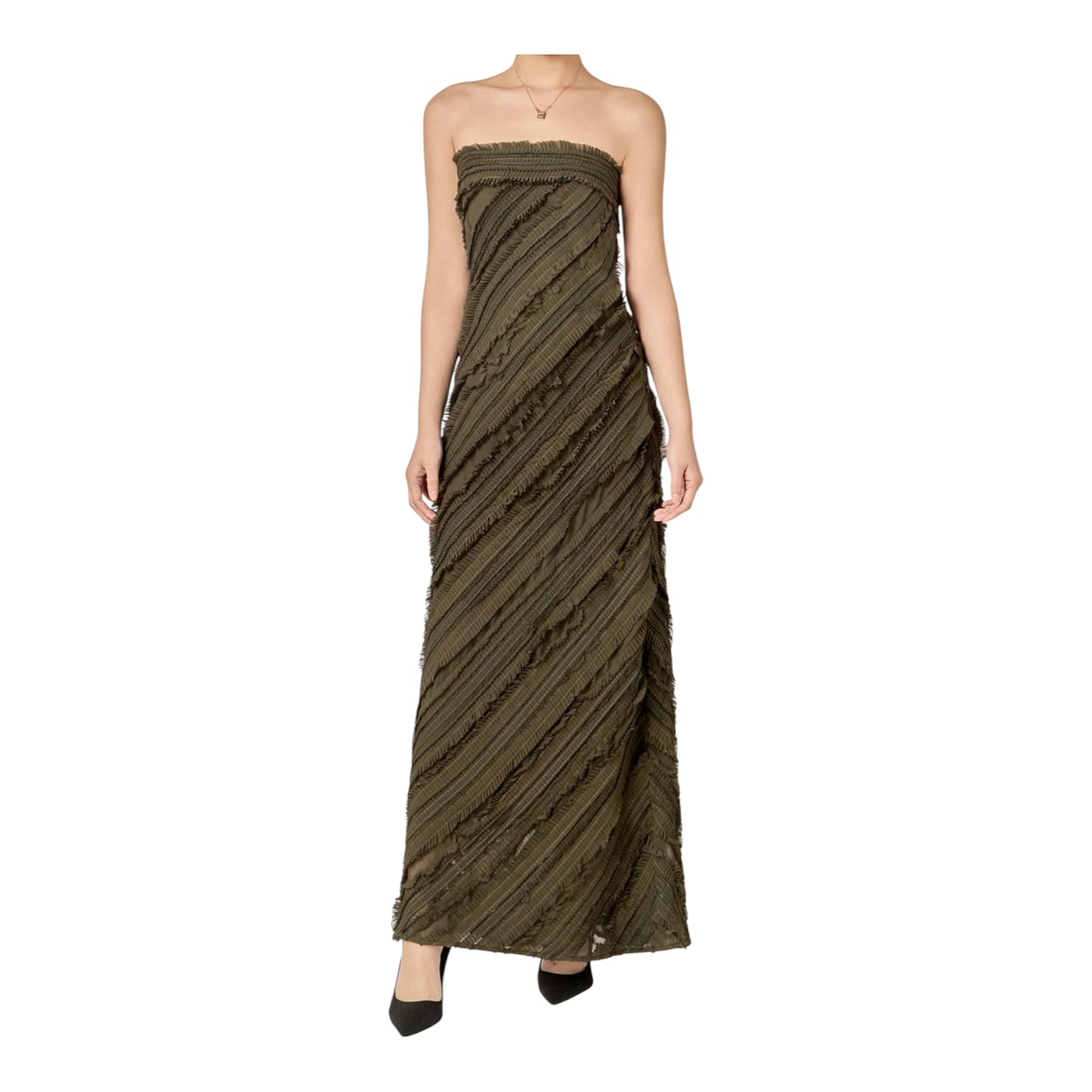 Textured Olive Maxi