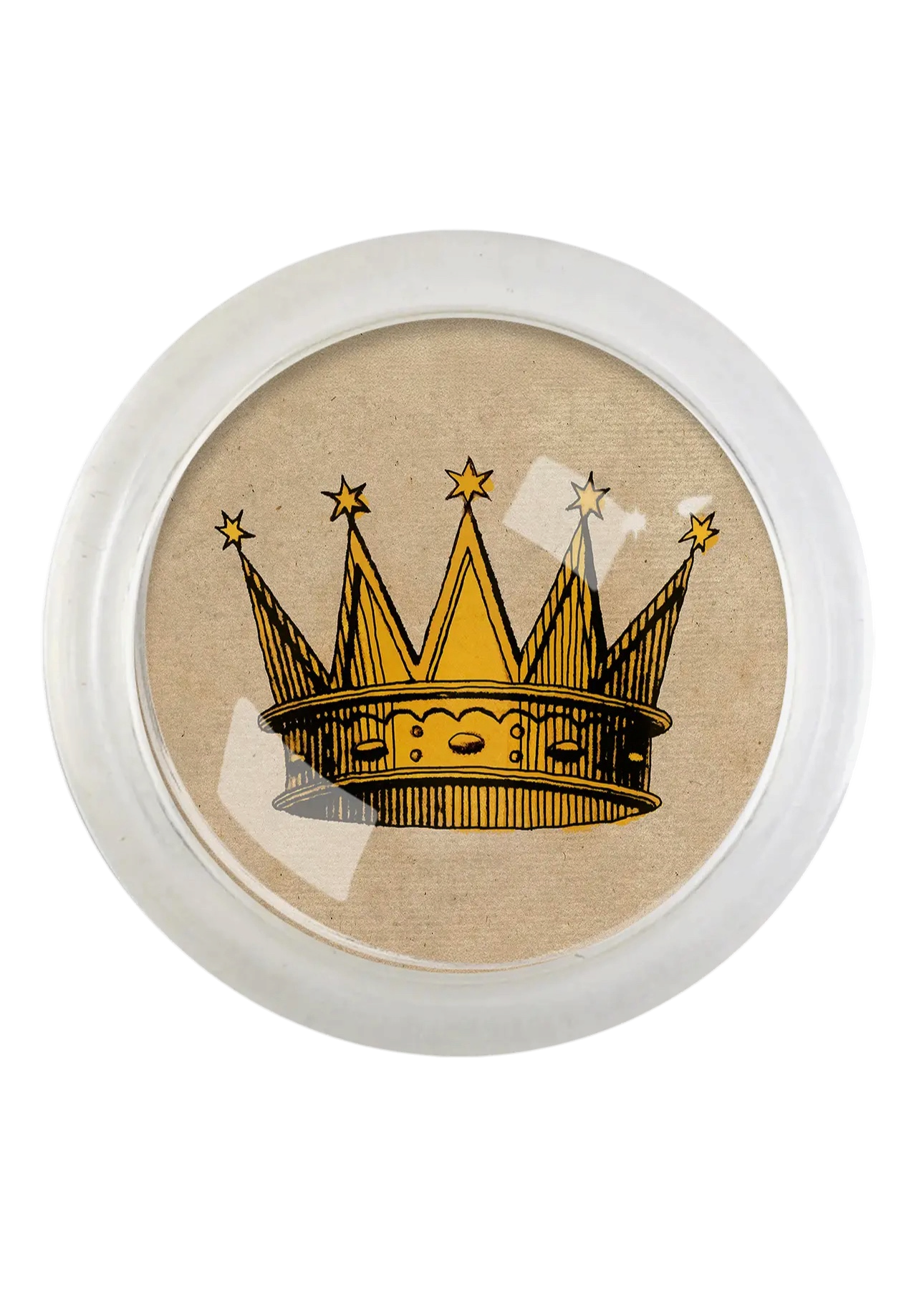 Sun Crown Glass Coaster