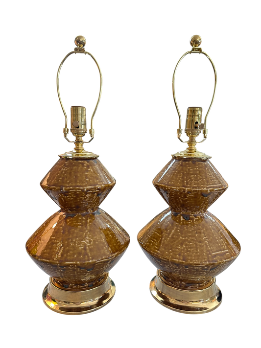 Orleans Lamp - Thatched Tortoise