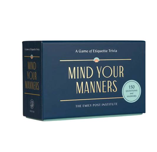 Mind Your Manners Etiquette Trivia