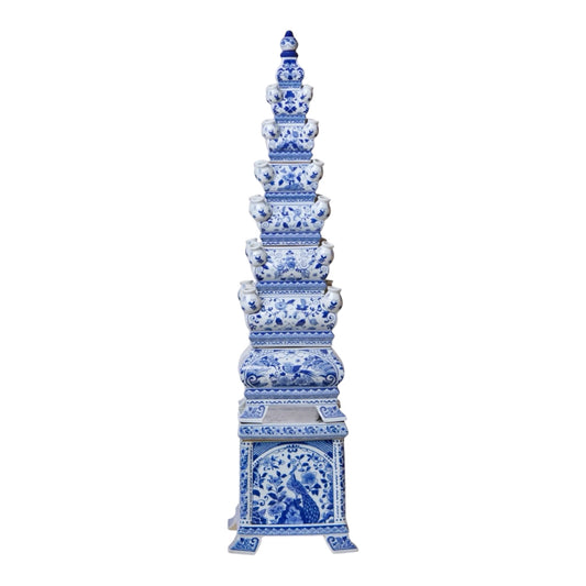 Blue and White Tall Porcelain Tulipiere