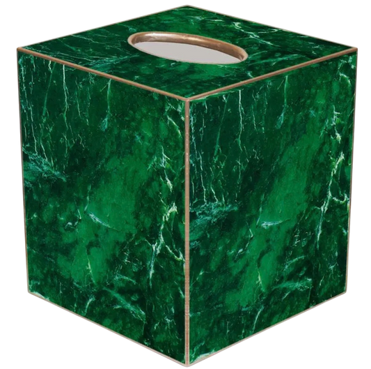 Malachite Tissue Box Cover