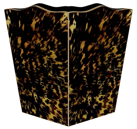 Tortoiseshell Wastepaper Basket