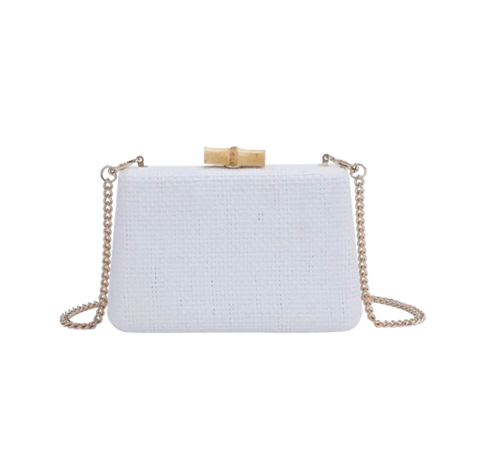 Melina Evening Bag - White