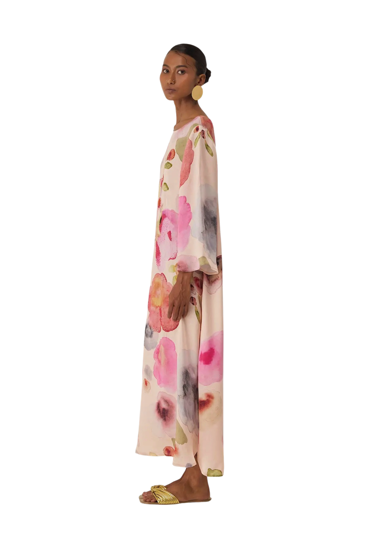 California Poppies Kaftan Dress
