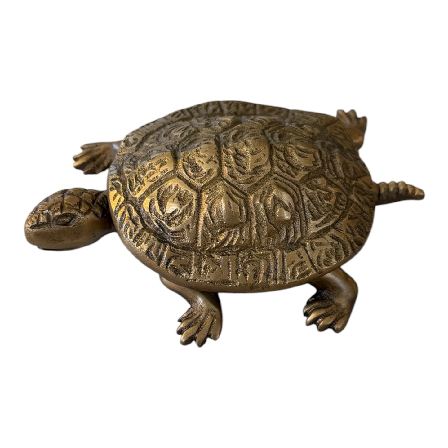 Brass Turtle Trinket Box