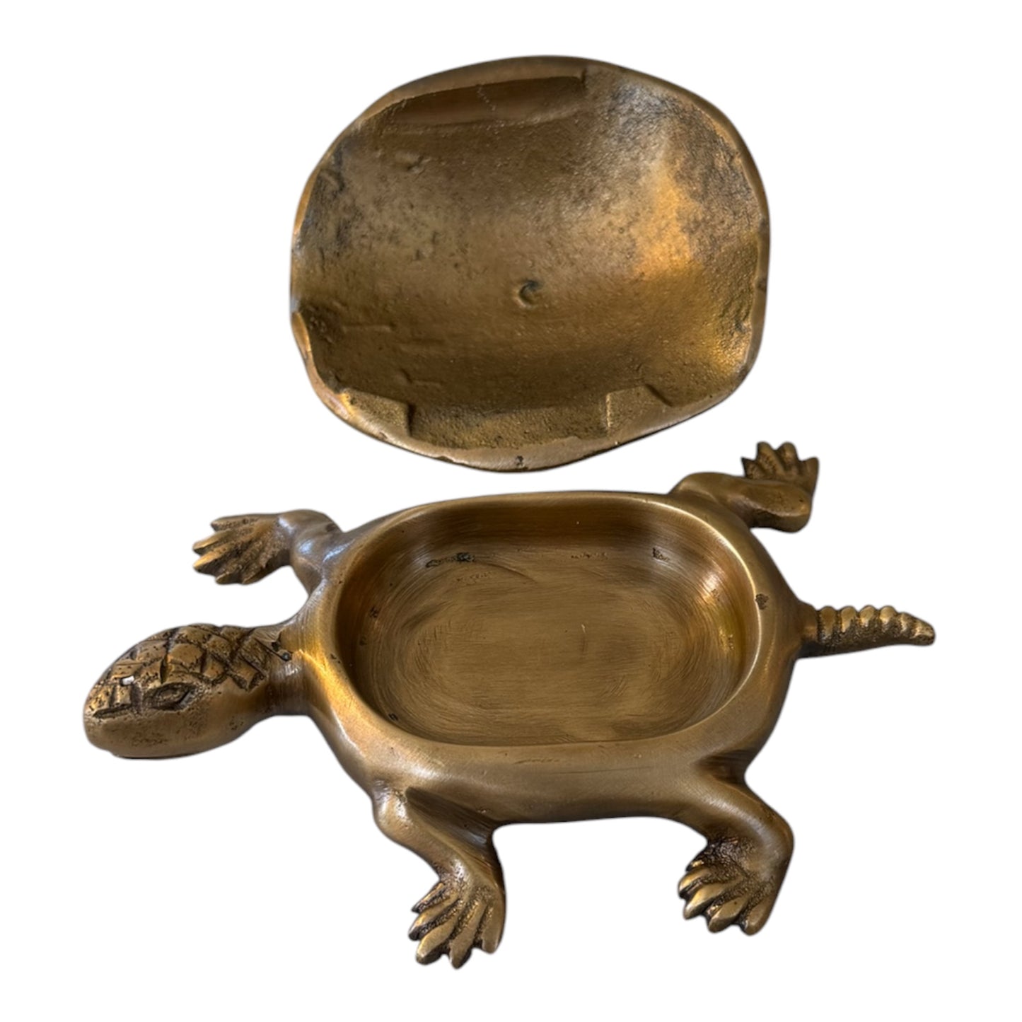 Brass Turtle Trinket Box