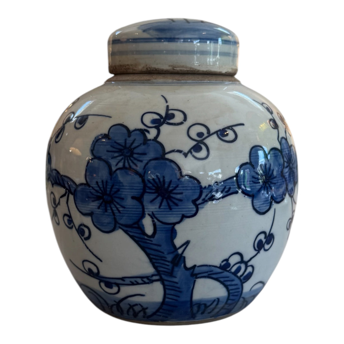 Blue & White Round Jars - 4 Styles