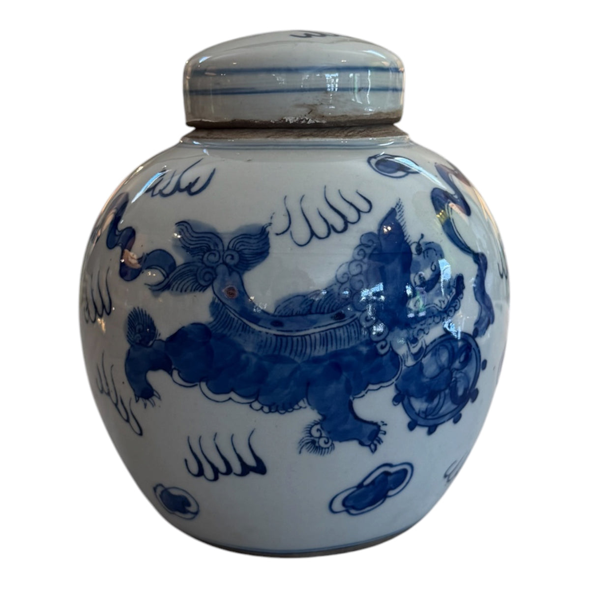 Blue & White Round Jars - 4 Styles