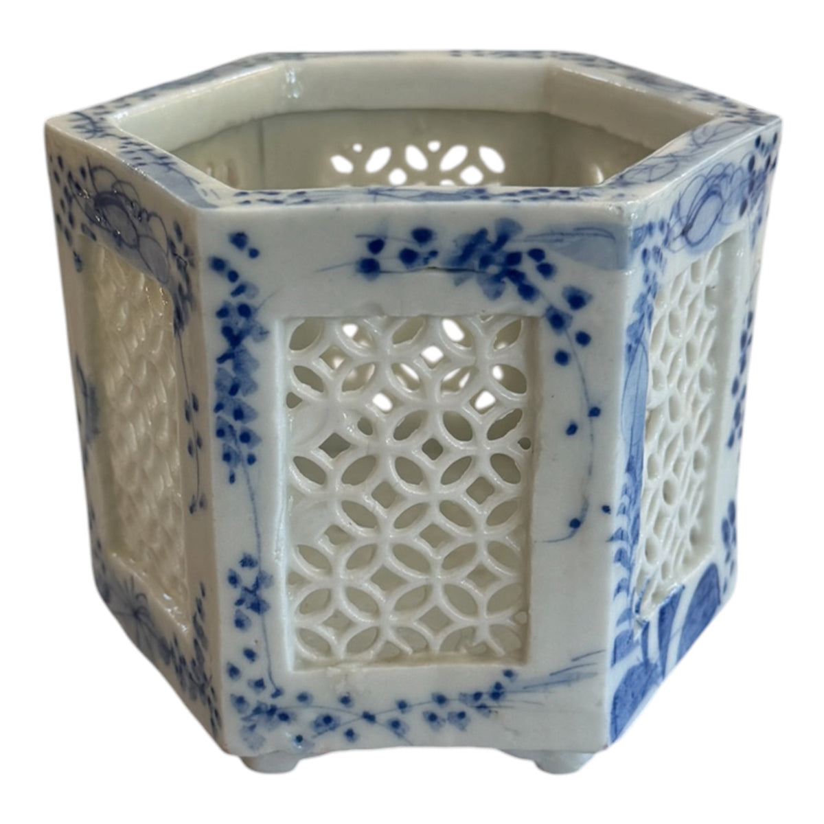 Vintage Reticulated Cricket Pots