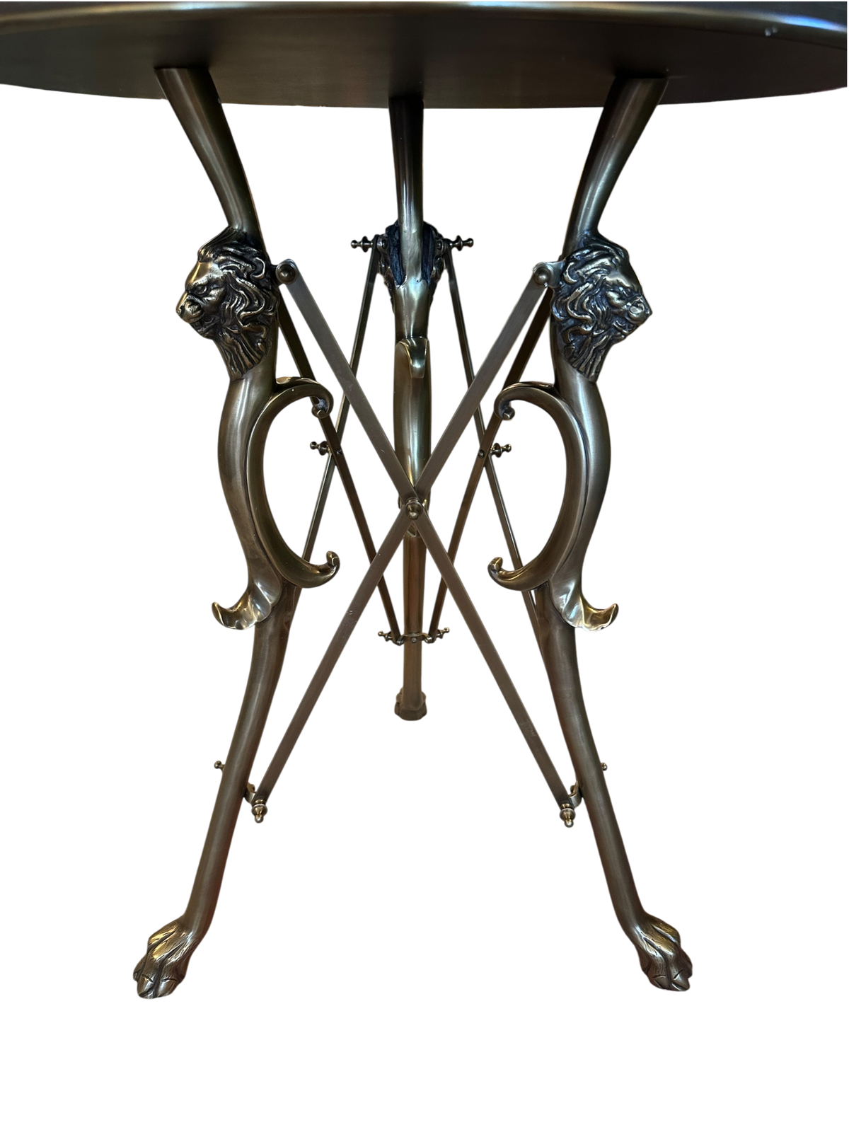 Lion Mirrored Side Table