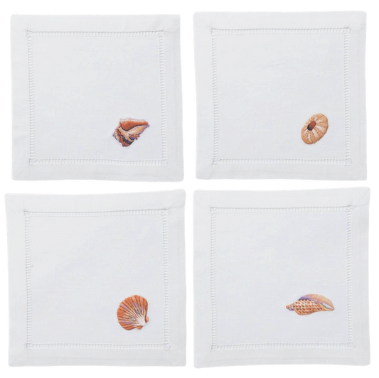 Assorted Shell Cocktail Napkins