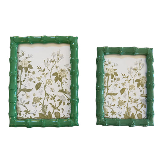 Green Bamboo Photo Frame