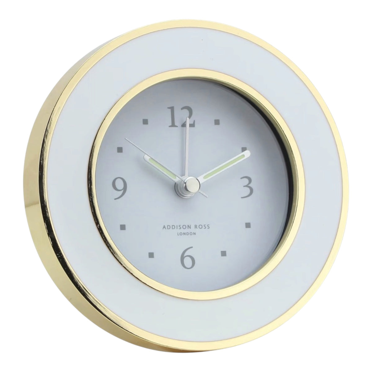 Round Lacquer Alarm Clock