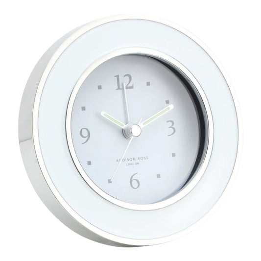 Round Lacquer Alarm Clock