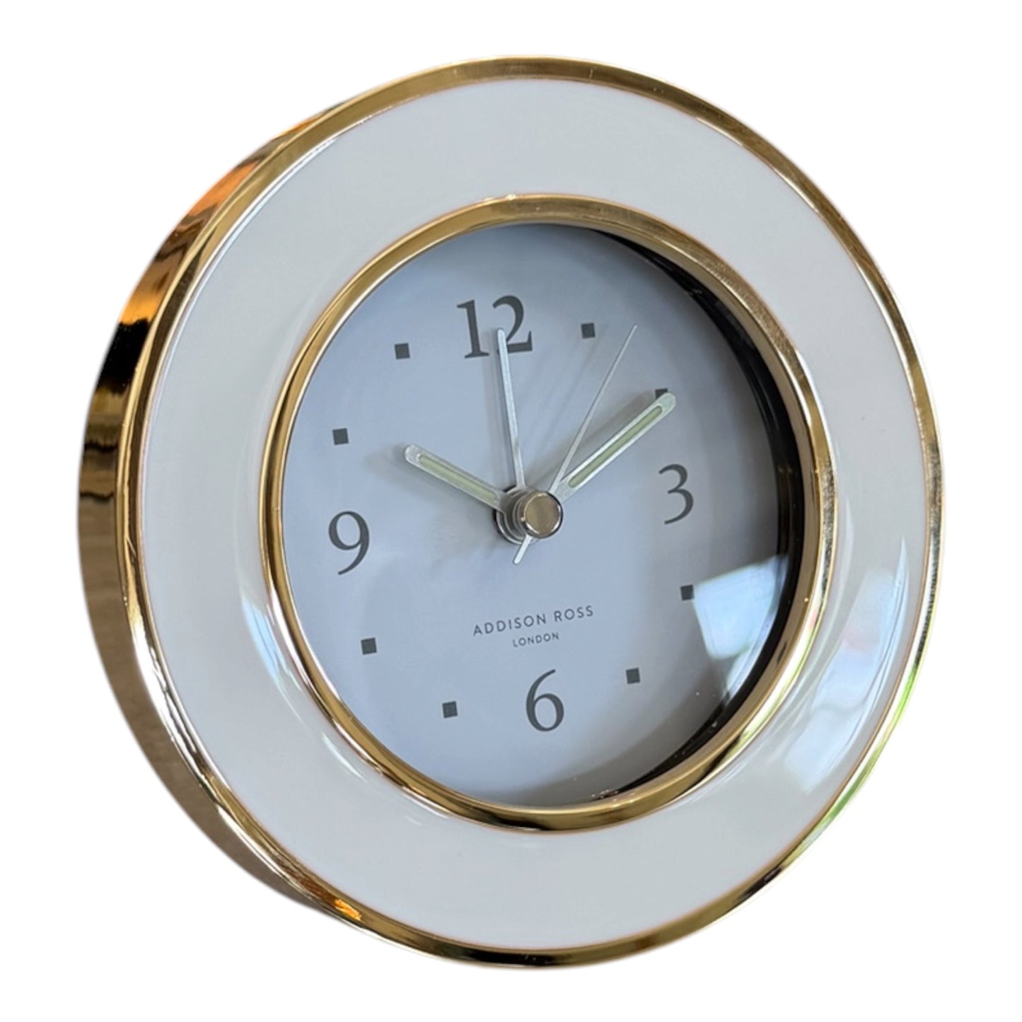 Round Lacquer Alarm Clock