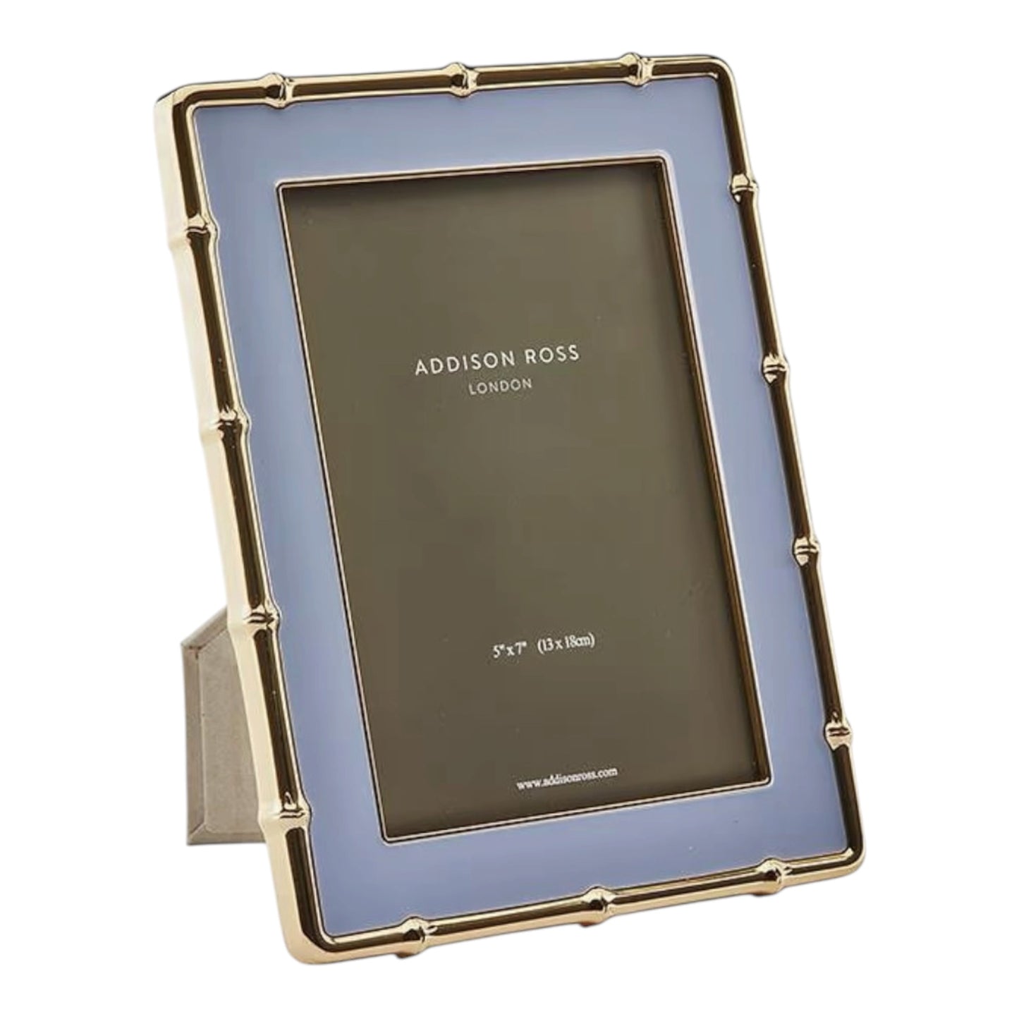 Enamel Frame with Gold Bamboo Border