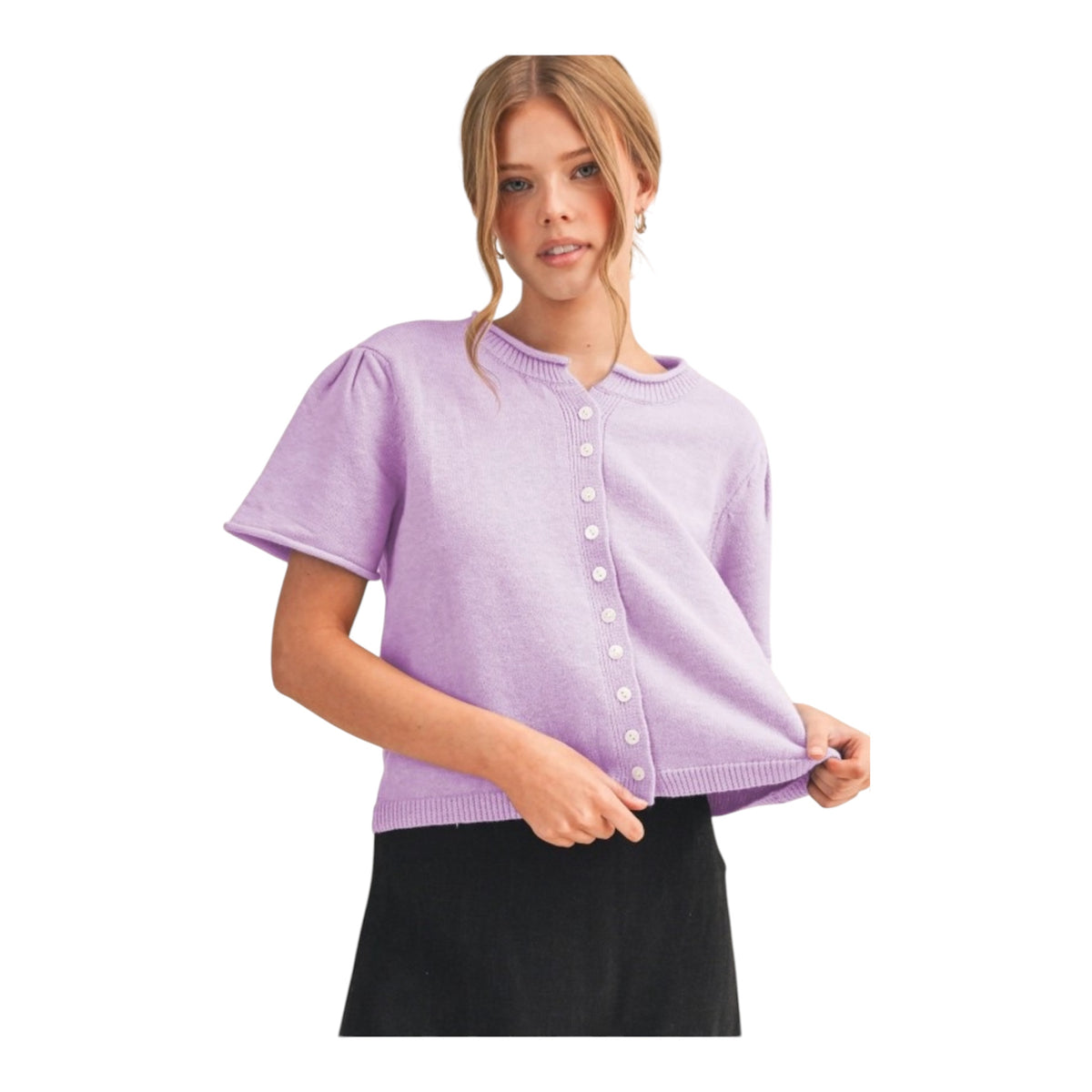 Short Sleeve Sweater- 3 Colors!
