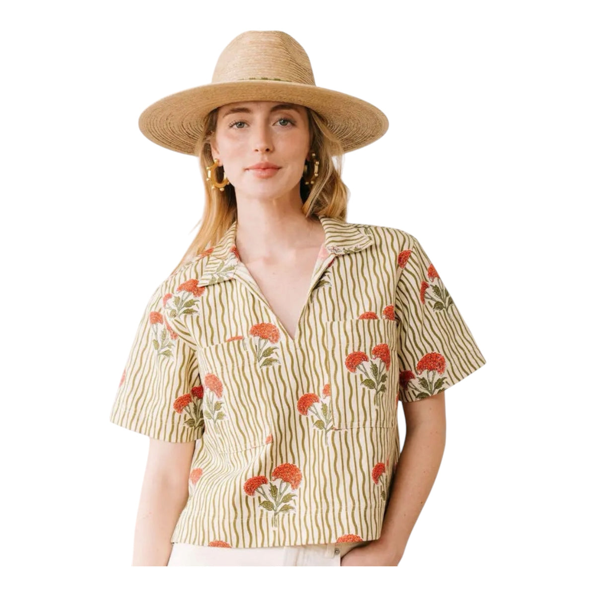 Stripe Palmer Top